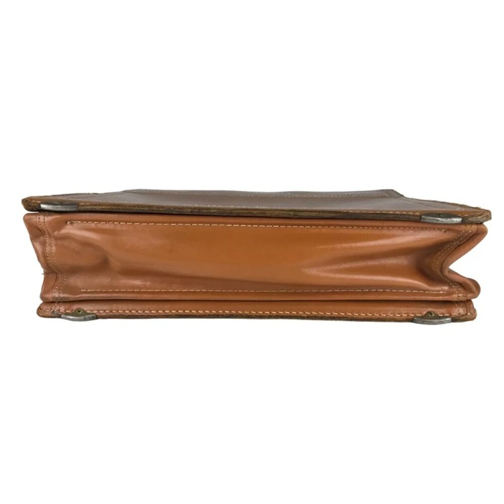 Rexbilt Unisex Adult Brown Leather Top Grain Cowhide Top Handle Briefcase Bag - Picture 6 of 9